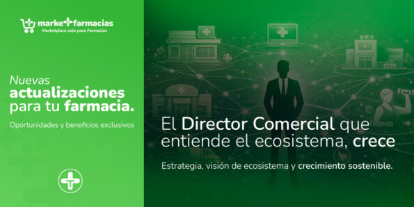 Director comercial analizando oportunidades de crecimiento en el canal farmacia
