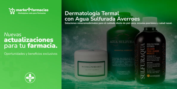 Tarro de emulsión Averroes al agua sulfurada indicada para eccema psoriásico y pieles secas y descamativas